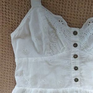 White Eyelet Dress